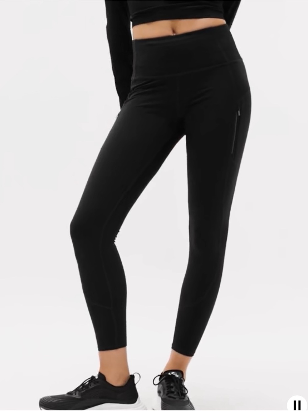 Athleta Black Rainier Leggings